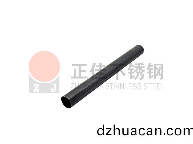 304不銹鋼圓管鍍黑鈦