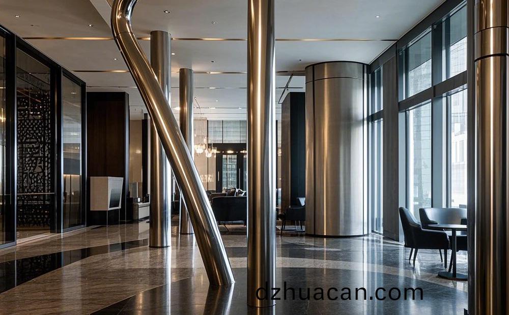 不(bu)銹(xiu)鋼(gang)裝(zhuang)飾管(guan)在酒店裝修中的應用案例