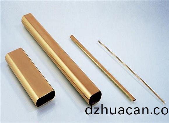 不銹鋼香檳色304橢圓管